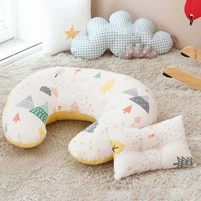 Newborn Breastfeeding Pillows Multifunctional Soft Cotton U-Shaped Head Support Feeding Cushion Maternity Pillow Breastfeeding