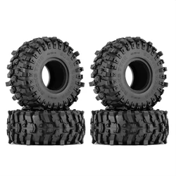 Milky White Soft Rubber Wheel Tires - 1:10 RC Crawler Car, 118*45MM (4pcs tires)