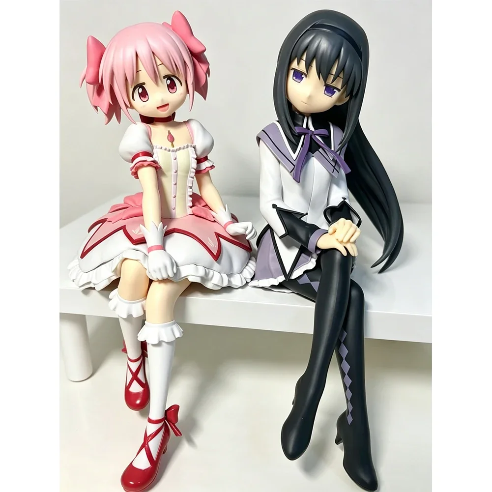 Anime Magical Girl Figurine: Adorable Madoka & Homura Collectible Statue