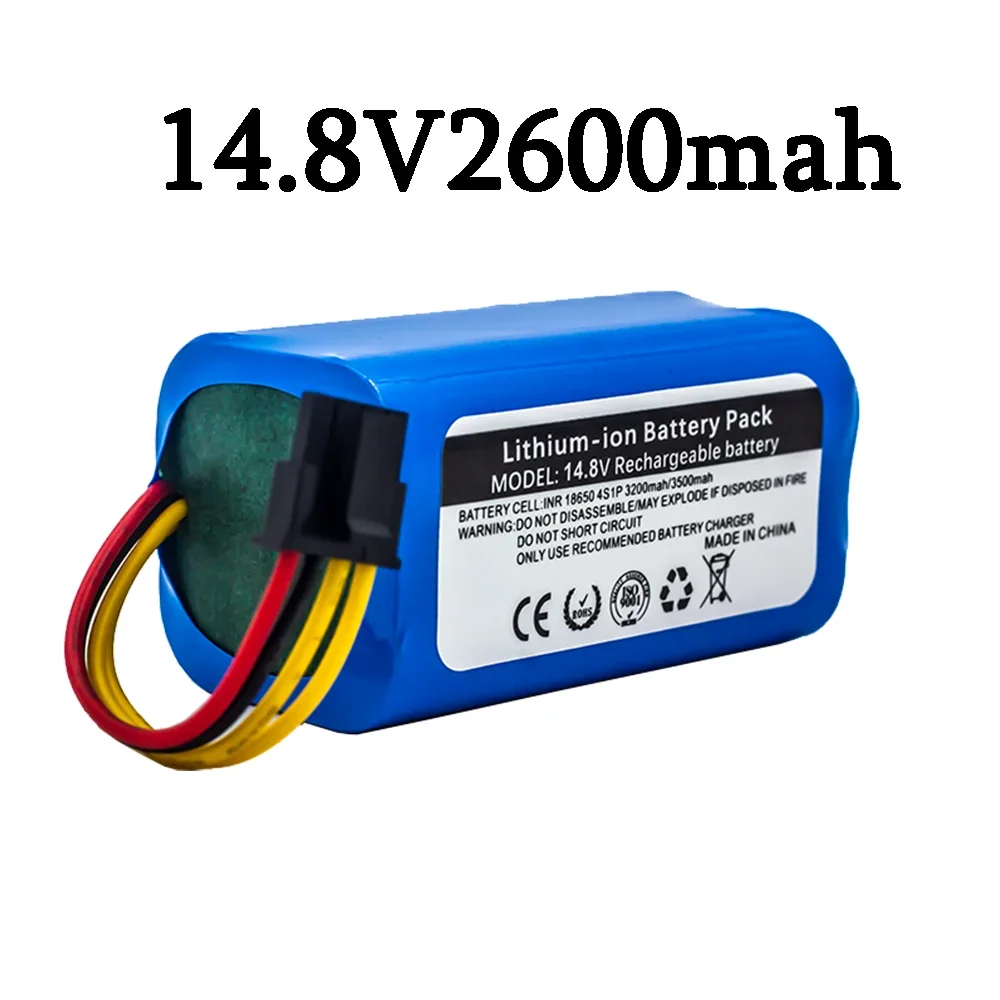 14.8V 2600mAh Battery For Proscenic Cocoa Smart 780T,790T,Summer P1S P2S,Jazz,Kaka Robot Vacuum Cleaner Li-Ion Rechargeable