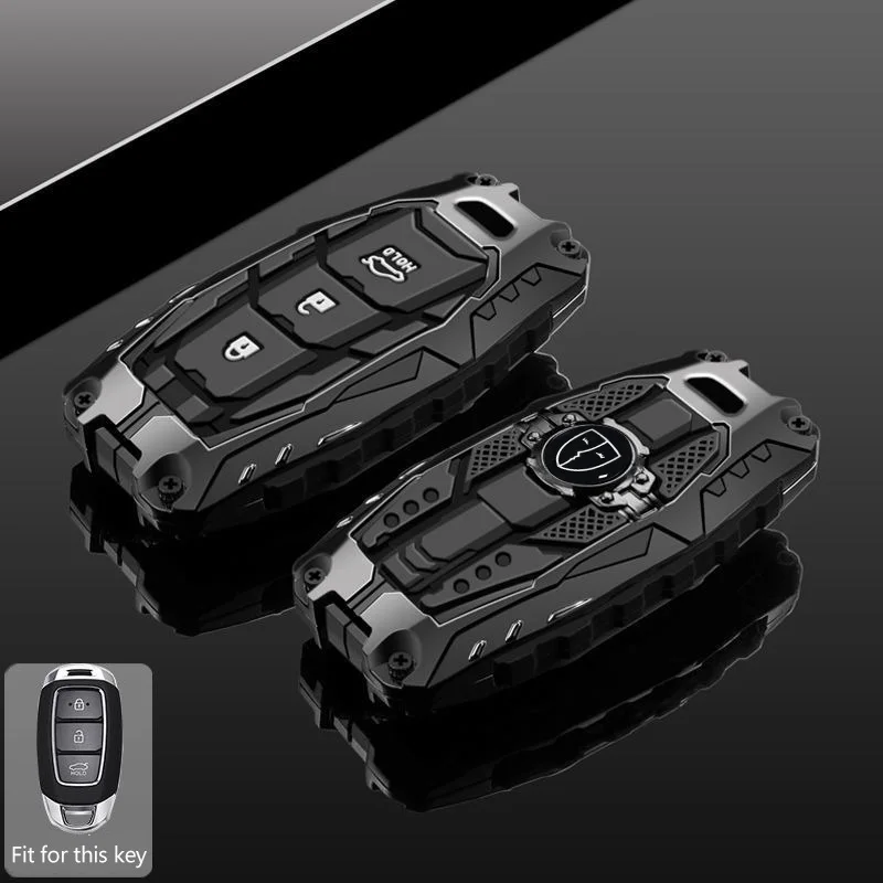 Premium Car Key Cover with Keychain - Durable Protective Shell
