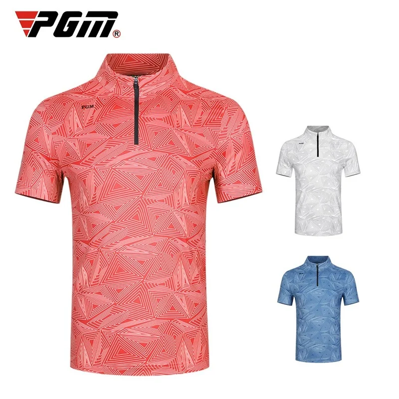 Pgm Golf T shirt Mannen Shirts Zomer Korte Mouw Tops Mannelijke