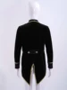 Kids Girls Boys Tuxedo Tailcoat Long Sleeve Ringmaster Circus Show Performance Costume Halloween Showman Cosplay Jacket Outfit 3