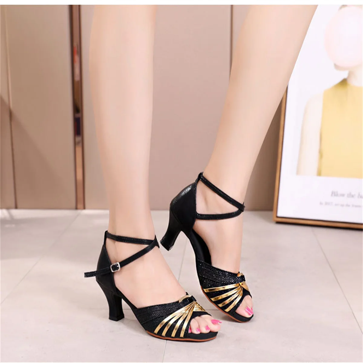 Women Shoes Luxury Brand High Quality 2023 New Ballet Pumps 3.5CM Peep Toe Lace Up Fashion Designer Concise Casual Sandals