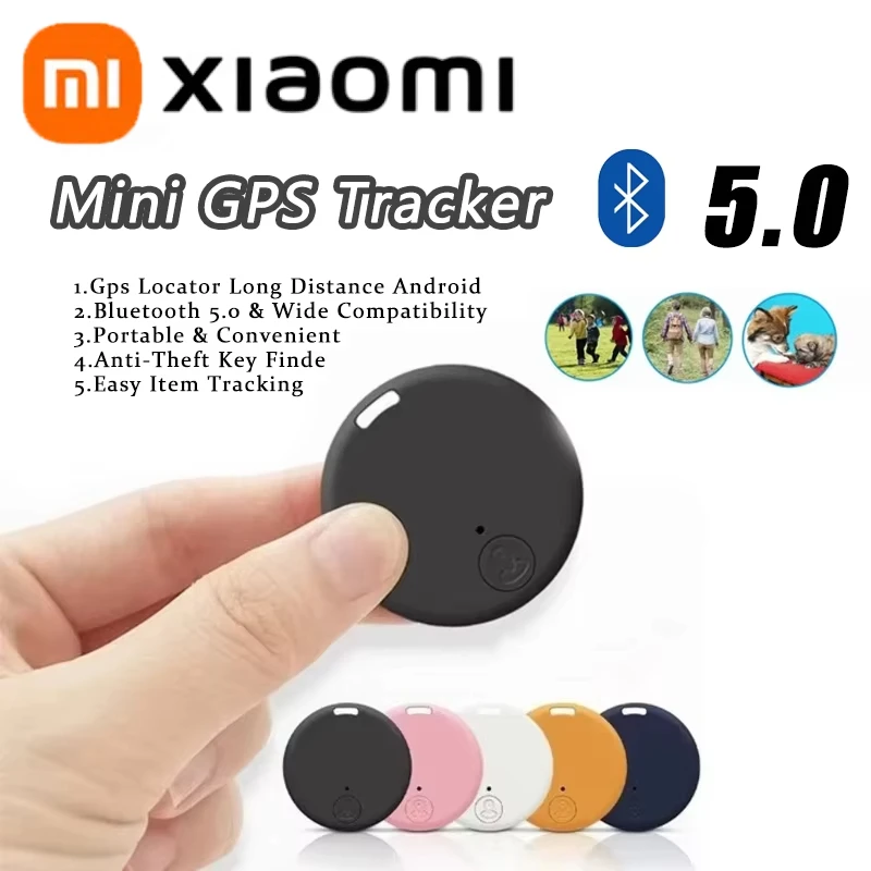 XIAOMI Mini GPS Tracker Bluetooth 5.0 Anti-Lost Device Pet Kids Bag Wallet Tracking IOS Android Smart Finder Locator Accessories anti lost tracker gps locator anti lose tracker item locator anti lost locator
