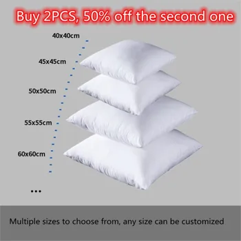 White Bounce Back Cushion Pillow 1