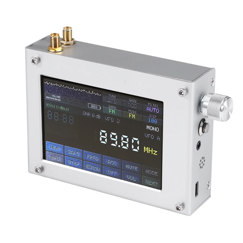 ATS-디코더 메가 Si4732 풀 밴드 라디오 수신기 FM RDS AM LW MW SW SSB DSP Si4732 ATS25 대체