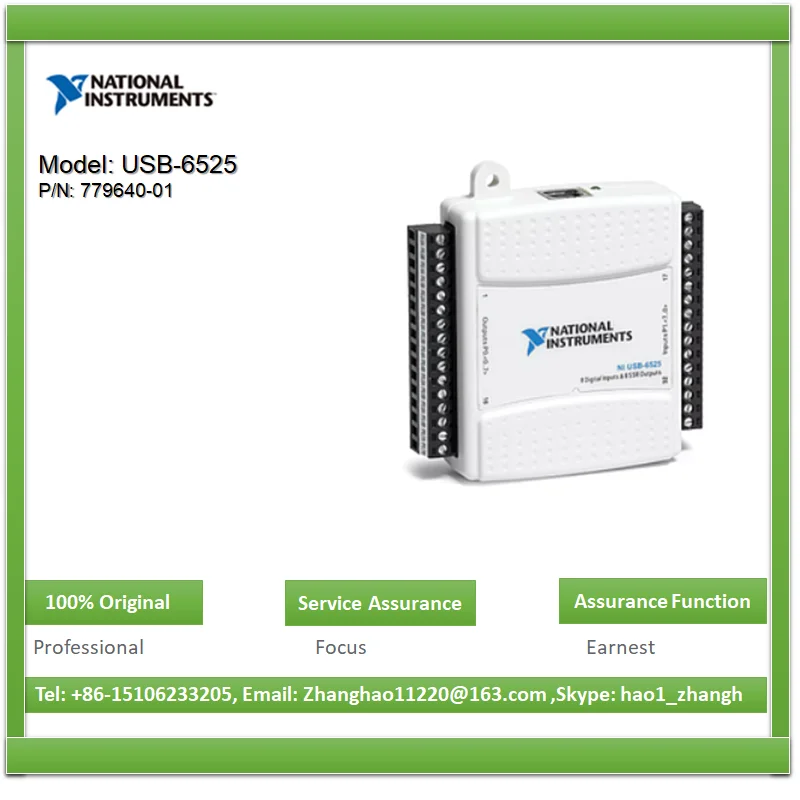 NI USB-6525 779640-01 Digital I/O Device (500mA, -60V ~ 60V)