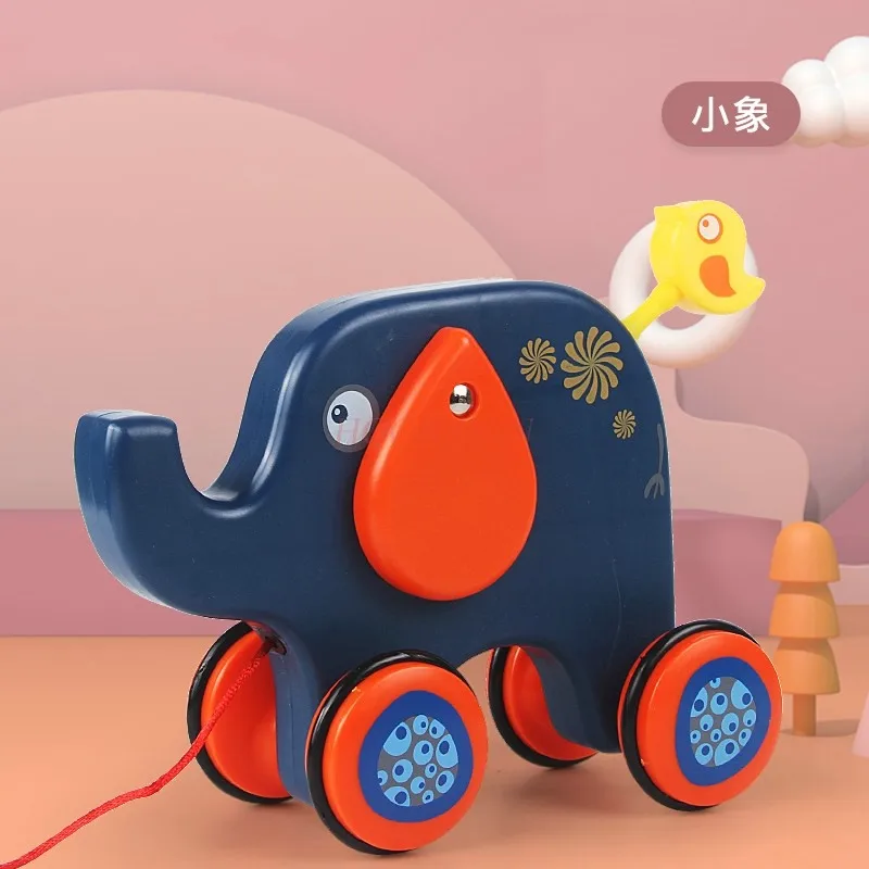 Children's leashed animal crawling, dragging, and crawling toys, 1-3 years old, towing and learning to walk 2