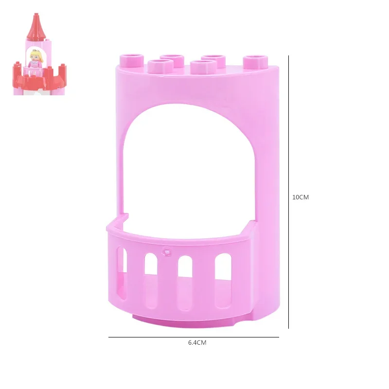 Enchanting Princess Castle Building Blocks Set - Creative Playhouse with Accessories