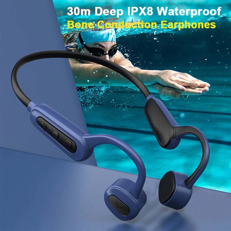 Swimming Headphones Waterproof Bone 