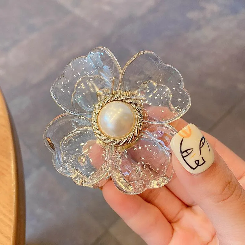 D Flower Hair Claw