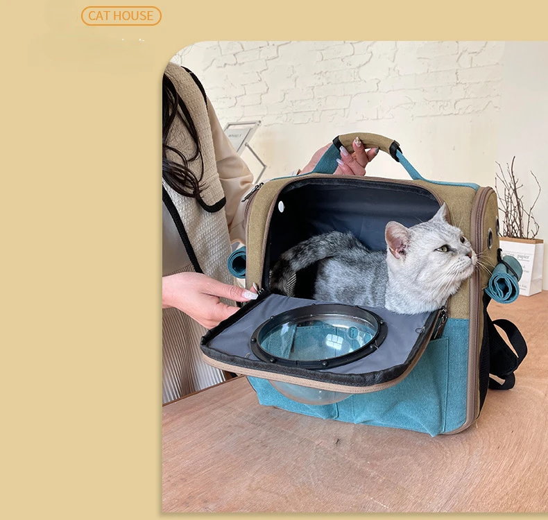 Title 7, Portable Pet Carriers Breathable Mesh Dog Backp...