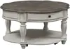 Round Cocktail Table, W38 x D38 x H20, White 1