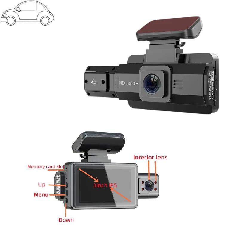 WIFI Dash Cam DVR Dash 1080P Camera 720*1080 WIFI Bluetooth Connection  Android DVR Car Driving Recorder Night Version Recorders - AliExpress