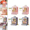 Kids Claw Machine Candy Prizes Dispenser Game Portable with Light and Sound for 4