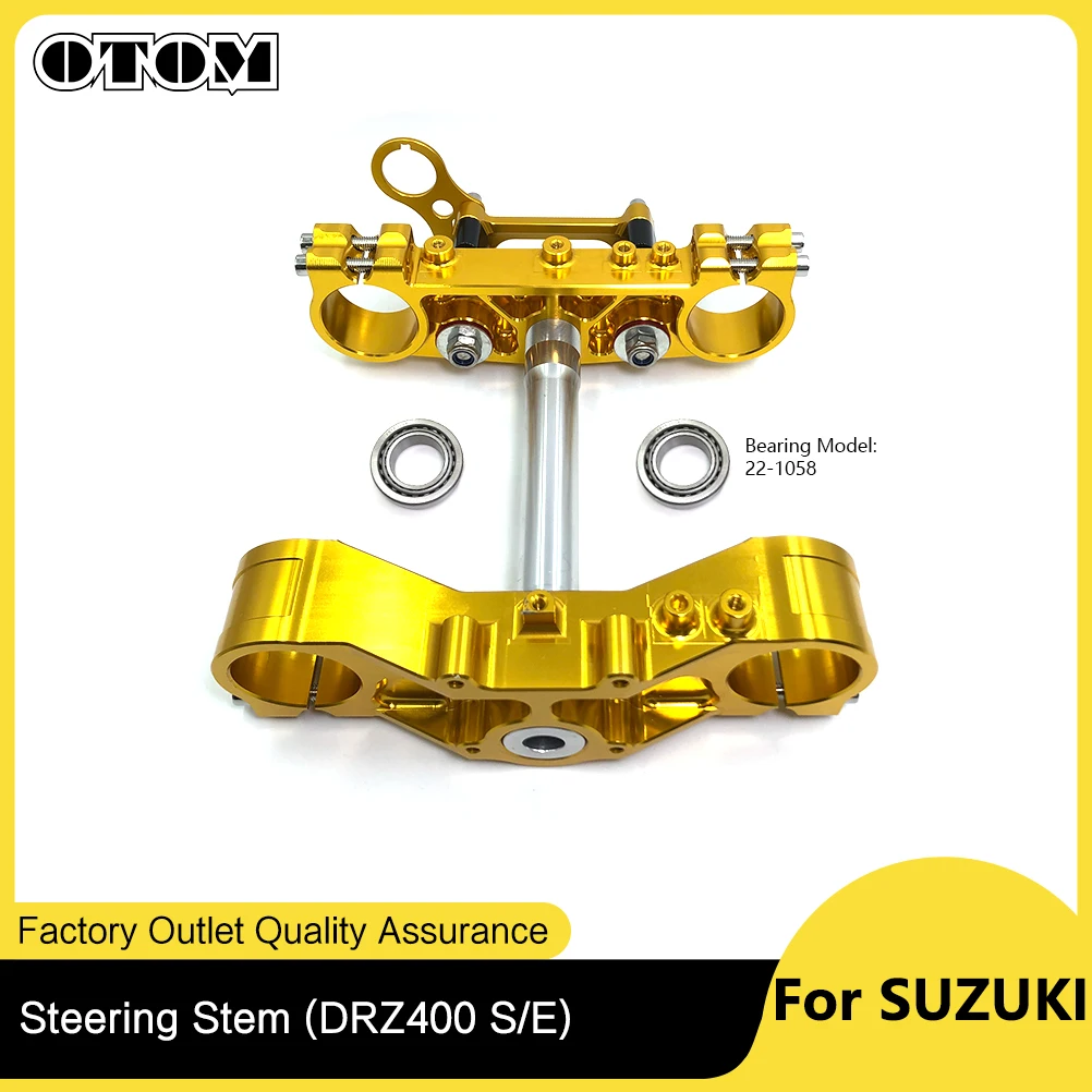 OTOMMotorcycleCNCUpperLowerTripleTreeClampsSteeringStemAnd