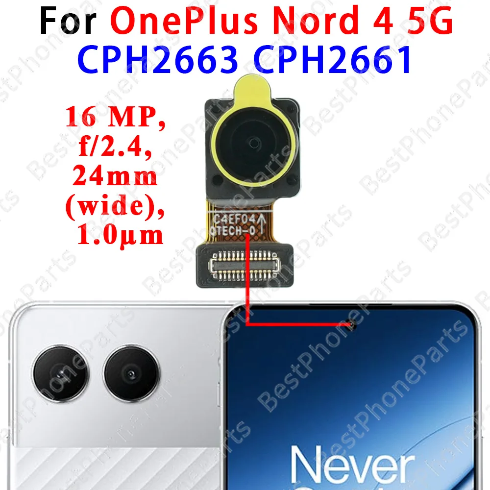 High-Resolution Front and Rear Camera Module with Flex Cable Replacement Spare Parts