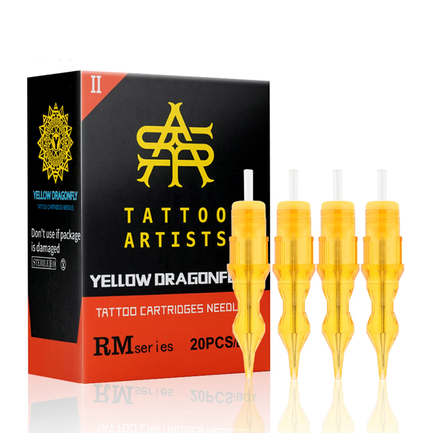 

Картриджи для татуировок Yellow Dragonfly II, иглы для татуировок, Заводские продажи, профессиональные картриджи для татуировок