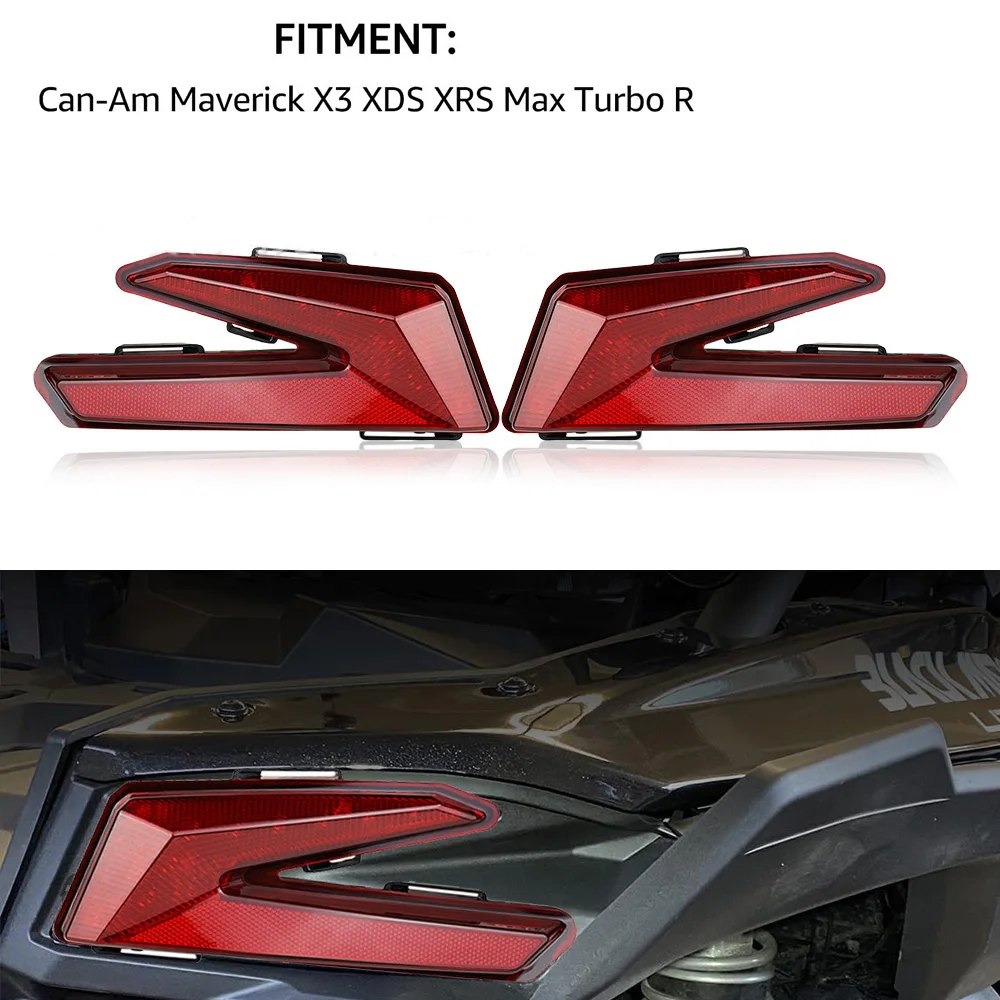 

UTV LED Taillight Stop Brake Lamp Light For Can Am Maverick X3 900 MAX Turbo R Turbo R XRC XDS 2017-2021 Left Right Tail Light