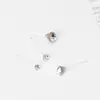 Nice 20 Pairs 2-5mm Ear Studs Earrings Faux for Rhinestone Studs Nose Lip Ear Sticks Chin Ear Needles Jew 4