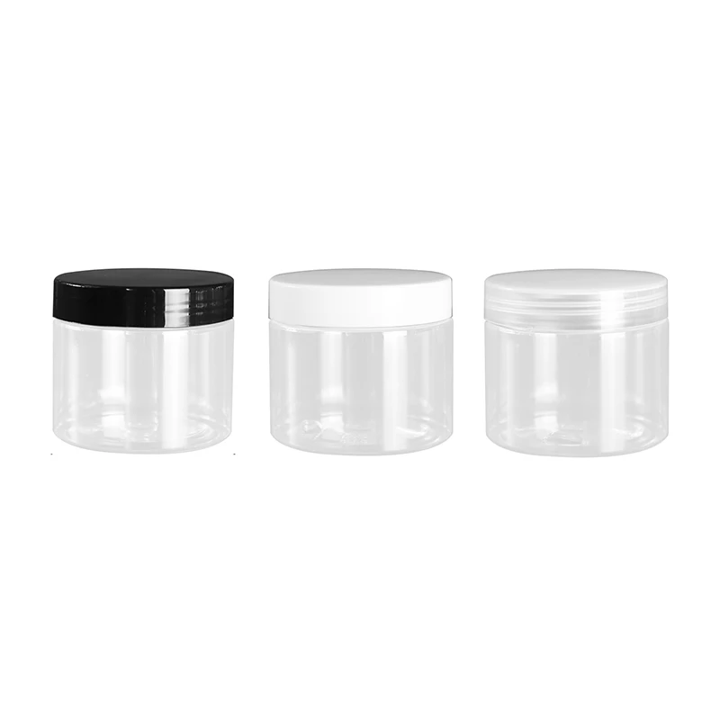 

30pcs 150g PET Cosmetic Jar Packaging Container Plastic Bottles Make Up Travel Size Tools 150ML Empty Facial Cream Jar