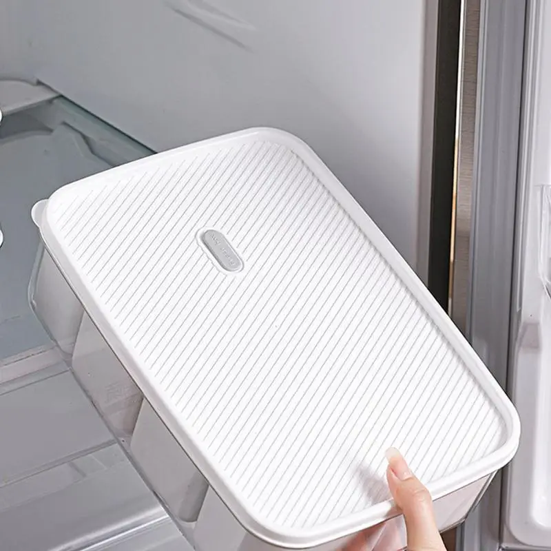 Food Compartment Box Dry Seasoning Storage Box 8 Compartments Sealed Partition Charcuterie Tray With Lid For Kitchen Seasoning