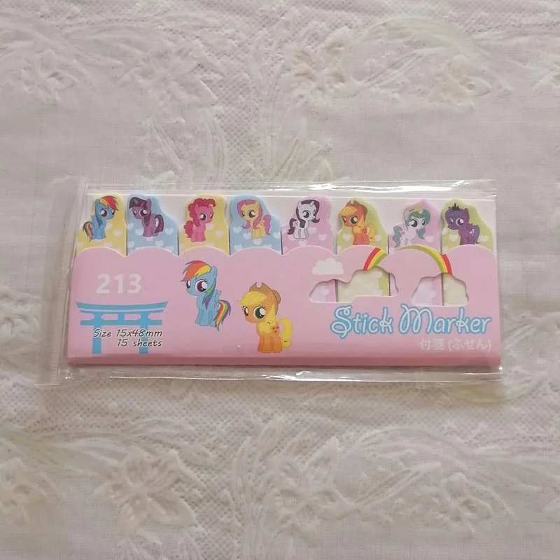 1Pc Kawaii Cartoon Animals Marker Memo Pad Stationery Bookmark Flags Index Tab Sticky Notes Label Paper Stickers 6