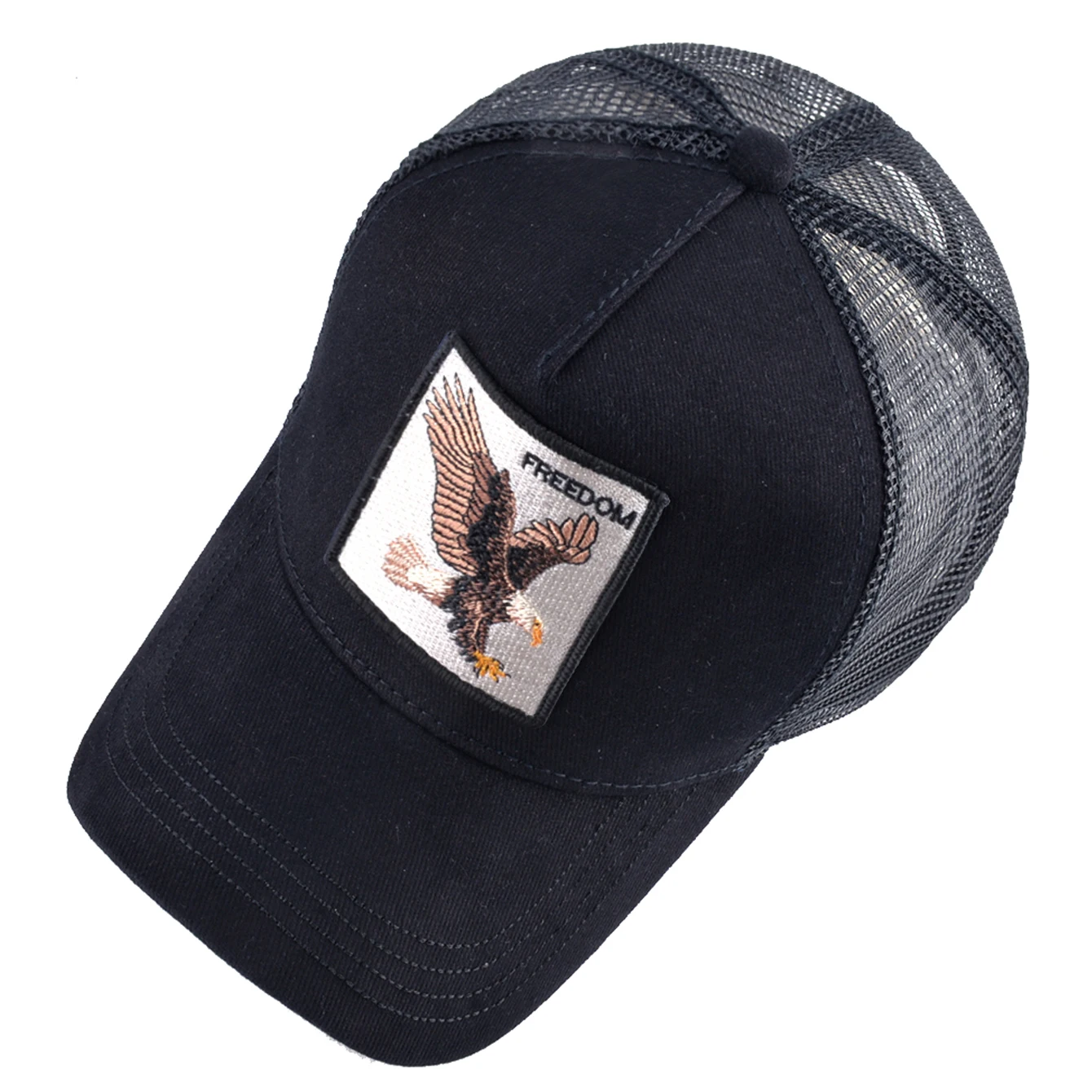 Fashion Baseball Cap With Eagle Embroidery Patch Men And Women Four Season Outdoor Trucker Cap Outdoor Casual Sport Visor Hat baseball cap