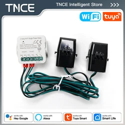 Smart WiFi Energy Monitor with Real - time Power Tracking and CT Clamp Sensor - 1 piece pack (2gang Energy Monitor)