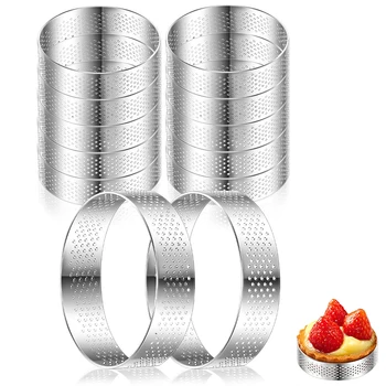 12Pcs Tart Ring Set 1