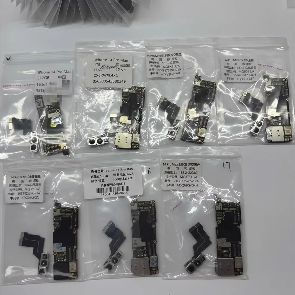 중고 언락된 아이폰 14프로맥스 미국/유럽/중국 버전 1TB/128G/512G 메모리 도매