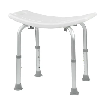 bath chair Anti-slip Bathroom and Shower Chair Non-slip Bath Seat 6 Gears Height Adjustable Elderly Safe Seat Shower Stool 4