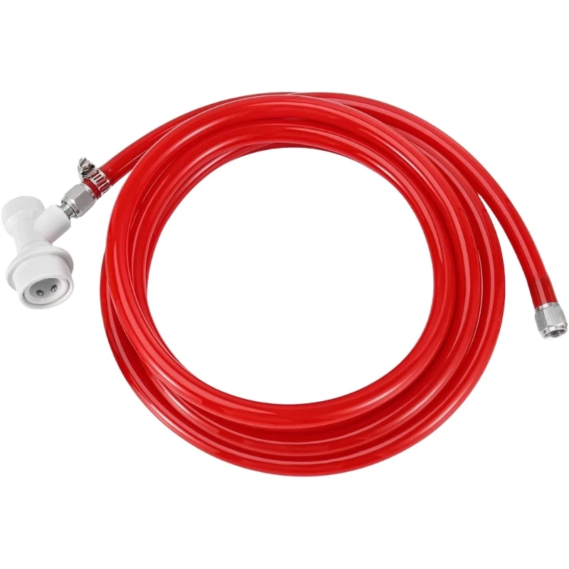 Homebrew Gas Line Assembly 1.5M Gas Hose With Lock Co2 Tube For Sodas Water Carbonated Beer Brewing