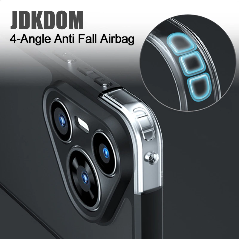 Magnetic Matte Shockproof Armor Case - Durable Protective Cover by JDKDOM