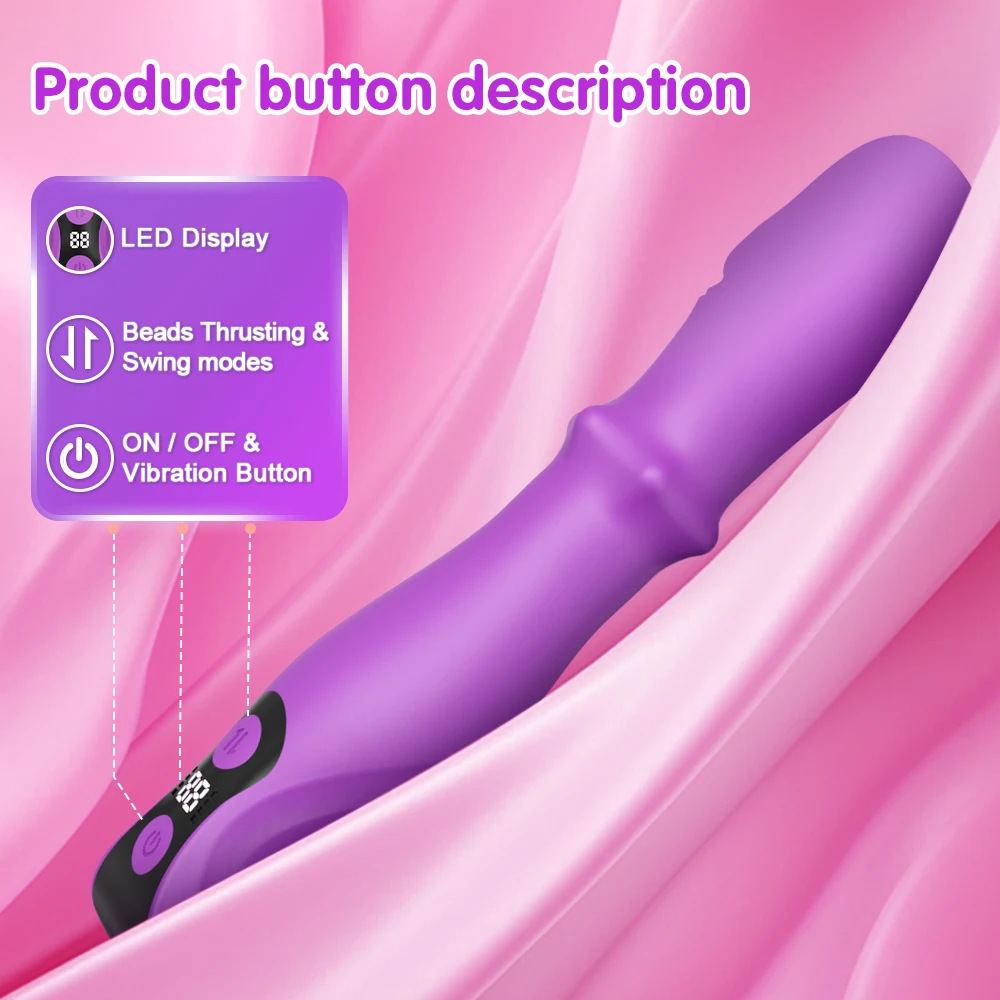 Teleskopischer 3 In 1 G-punkt Und Klitorisvibrator_voghion.com