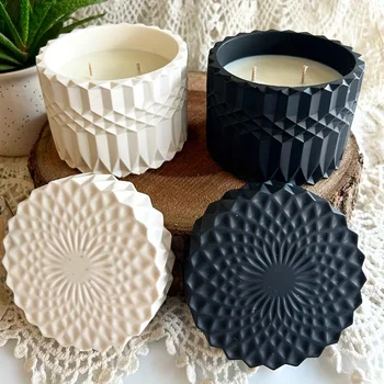 Ripple Candle Cup Mold 1