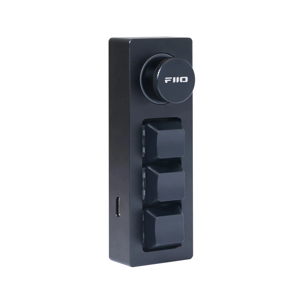 Music Remote Keyboard FiiO KB1 Mechanical Music Remote Keyboard Black color KB1K made of ABS+PMMA plastic