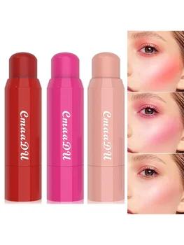 Heallor Blush Stick Contour Cream Blusher Multi-use 6 Colors Waterproof Long-lasting Lip Cheek Eye Shadow Stick Face Makeup Cosm - Thumbnail 8
