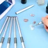 6 Size Nail Art Liner Brushes 5/7/9/11/20/25mm Painting Nail Art Brush Dotting Drawing Tool Long Lines Thin Details Manicure Pen 5