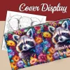 Adult Picture Book: Animal and Flower Coloring Book - 20 Pages of Cute Animals in Flower Fields 5