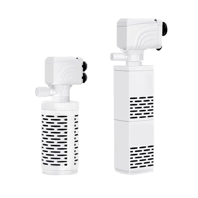 3 in 1 Aquarium ปั๊มกรองเงียบถังปลา Submersible Air ออกซิเจน Aerator Aquarium Air ปั๊มน้ําเปลี่ยนปั๊ม Wave Maker 220v 1