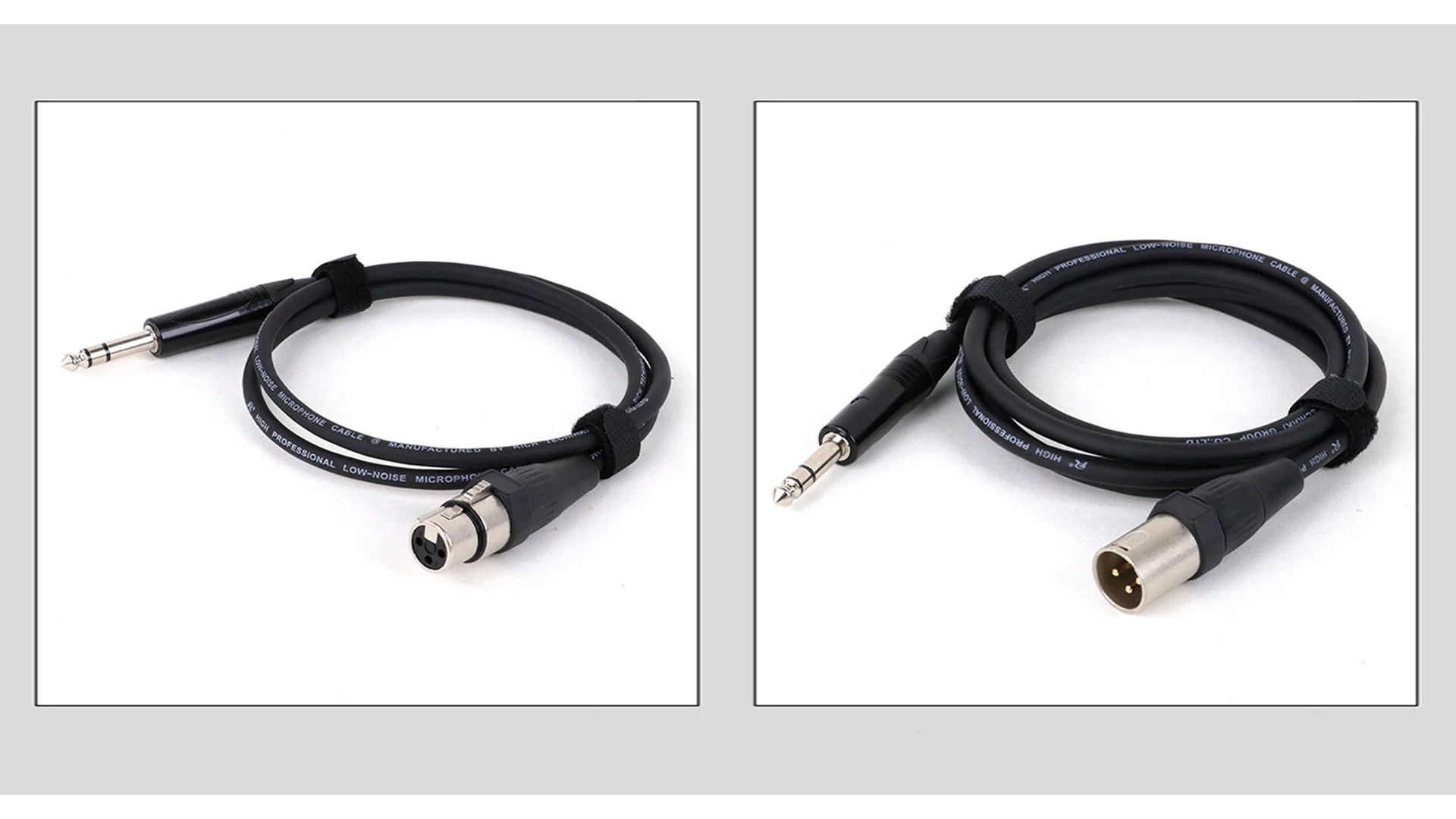 1 Stück 6,35mm Stereo-Stecker an 3-polige XLR-Kabel-Mikrofon-Kanonen anschluss kabel für Audio-Soundbox-Mixer-Gitarre – Detail 5
