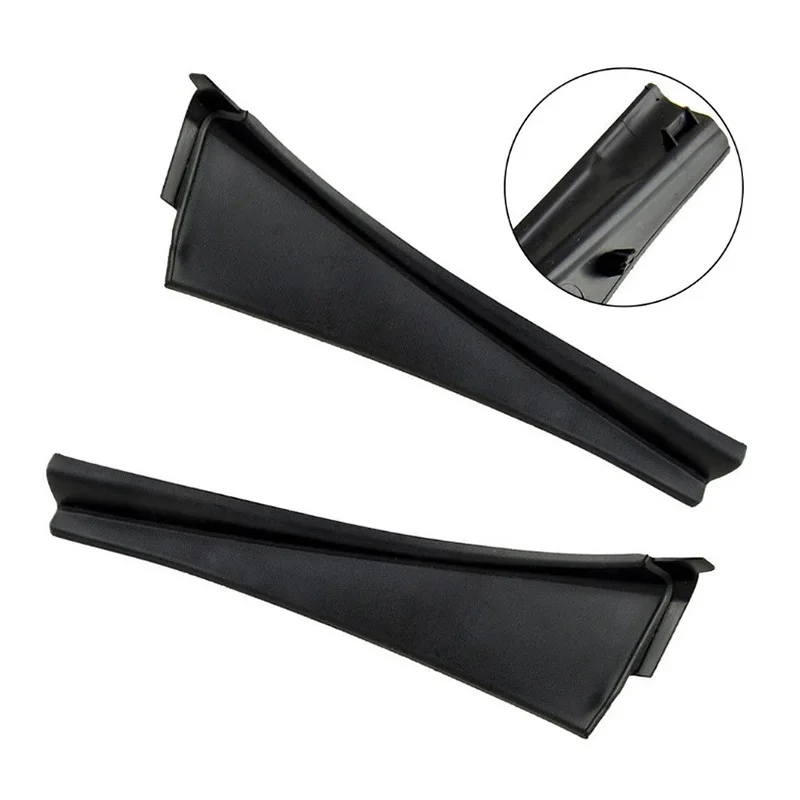 1 Pair For Nissan Qashqai J10 2008-2015 Car Front Windshield Wiper Side Trim Cover Water Deflector Cowl Plate Left Right Side 3