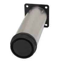 4PCS Stainless Steel Adjustable Furniture Legs 5-25cm | Replacement Feet for Sofa Bed Table Cabinet, Easy Install Durable 2