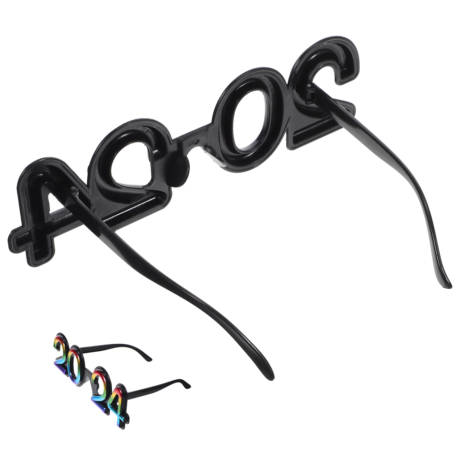 

2024 Eyeglasses New Year Party Funny Glasses Number Graduation Novelty Photo Prop New Years Eve Christmas Party Supplies