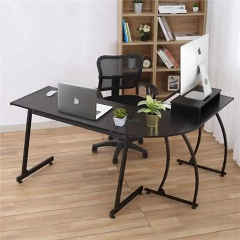Home Office Desktop Computer Desk Furniture L-shaped Corner Desk Writing Desk Furniture Work Standing Desk
