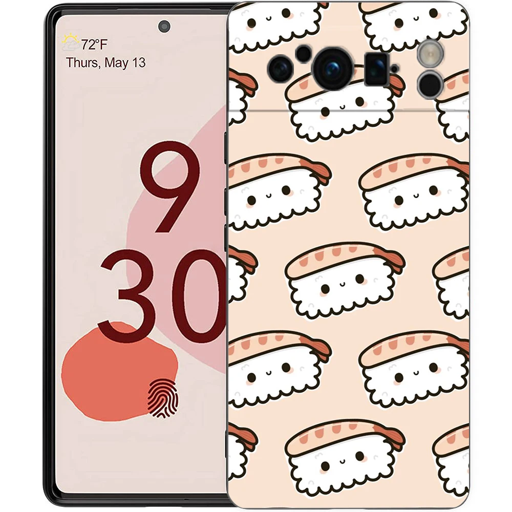Cute Cartoon Sushi Soft TPU Phone Case Cover