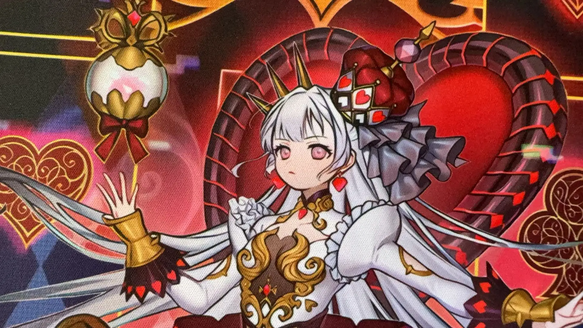 マリス プレイマット M∀LICE＜Q＞HEARTS OF CRYPTER YuGiOh M∀LICE Q HEARTS OF CRYPTER Playmat Maliss Q Hearts