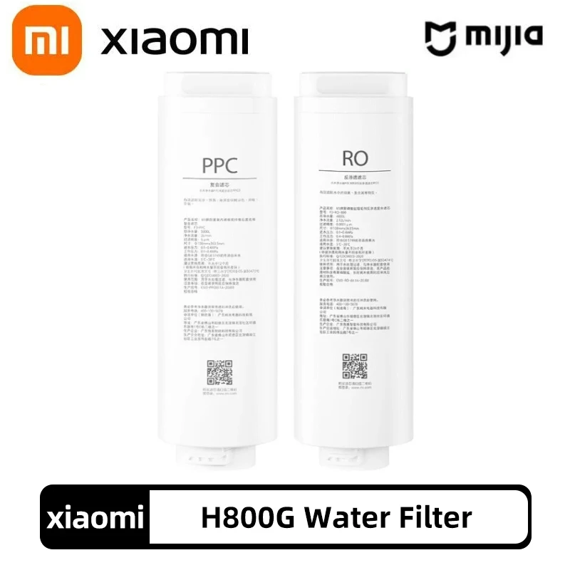 Xiaomi-filtro Original Osmose Reversa Purificador de Água Ppc Composite ro Peças e Acessórios H800g
